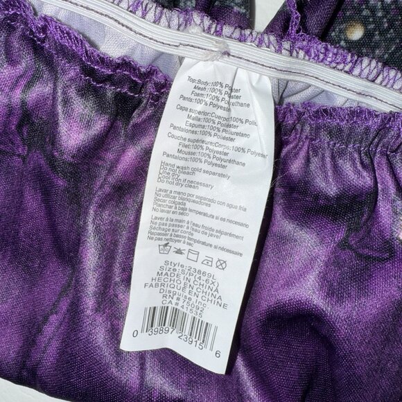 Disney Descendants 2 Mal Halloween Costume Girls S 4-6 3 Piece Outfit + Wig - Picture 10 of 12